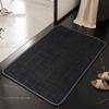 Коврик для ванной комнаты Нескользящий Быстросохнущий Легко моется Мягкий Впитывающий Коврик для душа Ванные комнаты Кухни Прачечные Принадлежности