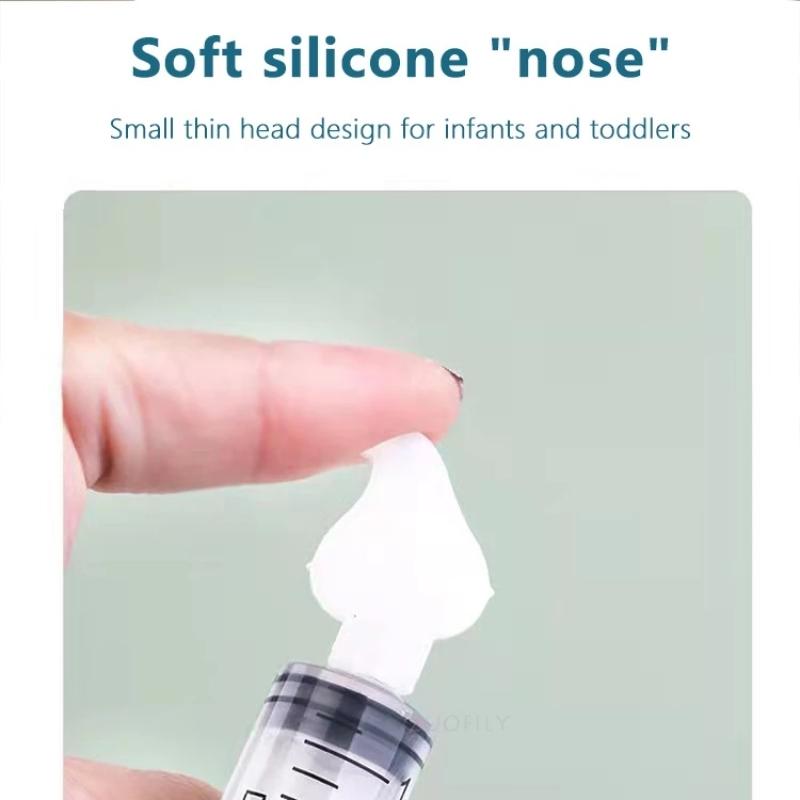 2 шт., игольная трубка, назальный аспиратор для ухода за ребенком, очиститель для носа, 10 мл, промыватель для носа при рините, аспиратор, назальный де пластик