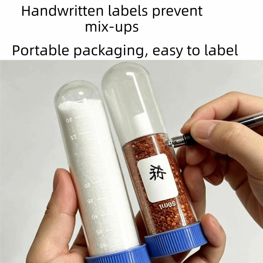 5PCS Plastic Camping Spice Bottles Airtight Seasoning Containers Outdoor Condiment Jars Fish Oil