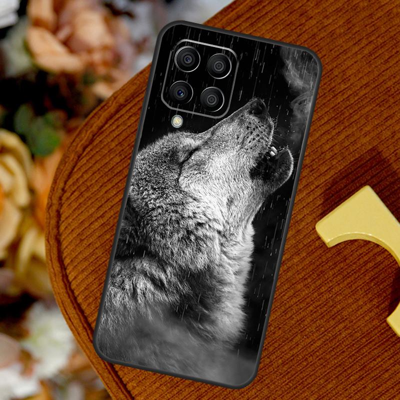 Искусство Воющий Волк Для Samsung Galaxy M23 M33 M13 M53 M11 M51 M14 M34 M54 M15 M55 M20 M30s M12 M32 M52 Чехол