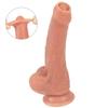 Liquid Silicone Glare Bare Foreskin Dildo Women's Adult Sex Toys Big Realistic Penis Suction Cup Chastity Fisting