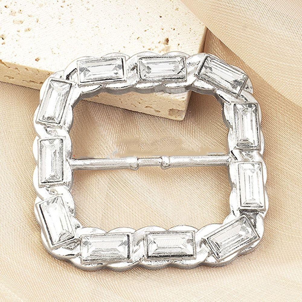 Waist Buckle Scarf Ring Corner Knotted Buttons Coat Adjustment Button Scarf Buckle Belt Button