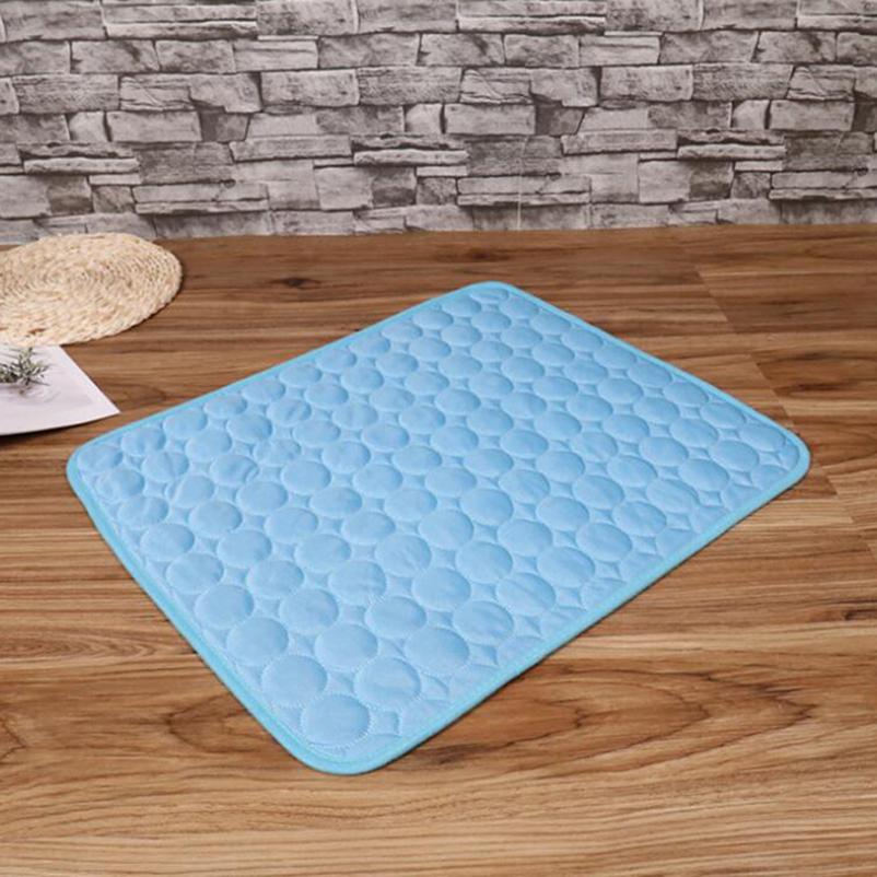 MAITA Pet Soft Summer Cooling Mats Blanket Summer Car Seat Ice Silk Mat Pet Cooling Non Stitches Blanket