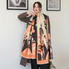 Summer Air-conditioned Room Shawl Autumn and Winter New Double-sided Cashmere Scarf for Women Korean Student Scarf Warm Scarf