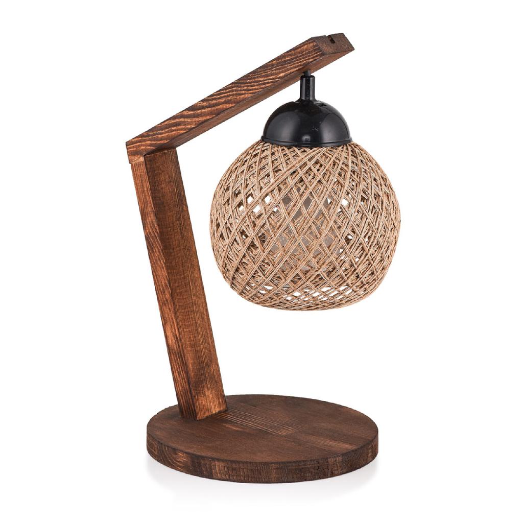 Фиолетовый Абажур Tumbled Джутово-коричневый Ipaj-56