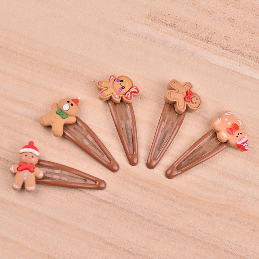 Christmas Snowman Cartoon Hair Clip - Cute, Baby-Friendly Holiday Accessory for Kids