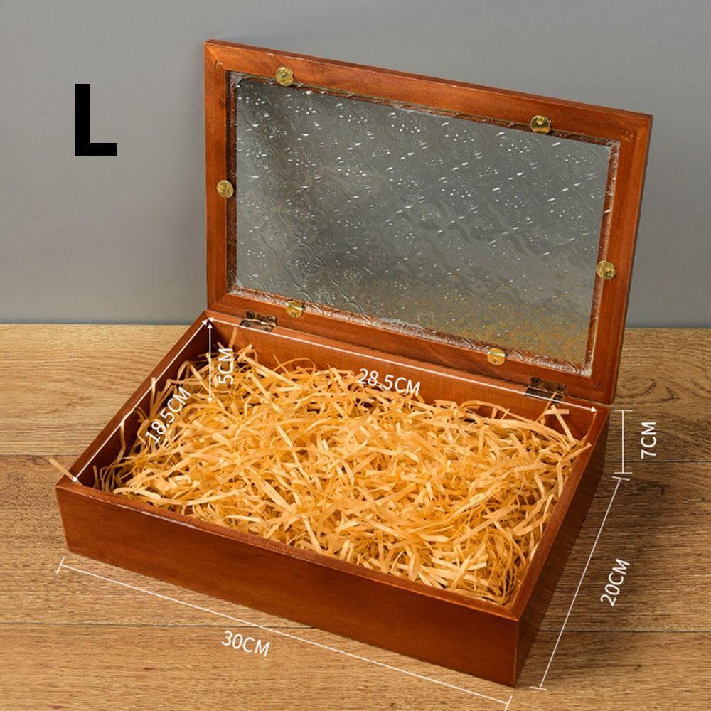 Винтажный шкаф для хранения из цельного дерева, органайзер для стола с изображением цветка яблони