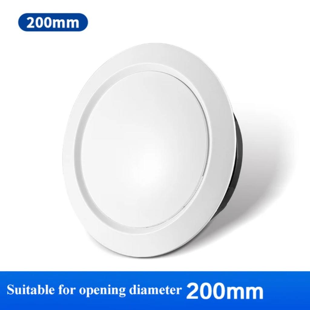 Adjustable Air Ventilation Cover Round Ducting Ceiling Wall Hole ABS Air Vent Grille Louver Kitchen Bath Air Outlet Fresh System