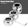 Cock Lock Ring Penis Trainer Restraint Bondage Set Scrotum Pendant Ball Stainless Steel Testis Weight Stretchers Sex Toys for Men