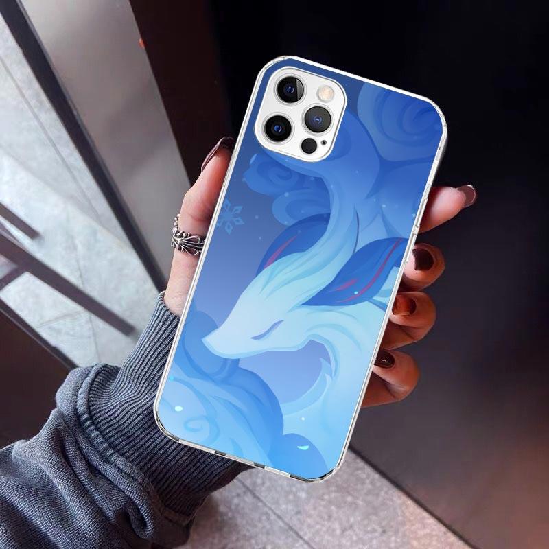 Game Genshin Impact Phone Case for Apple iPhone 17 Air 16 16E 15 14 Plus 13 Mini 12 11 Pro Max 7 8 + SE 2020 Soft Cover Fundas 1