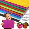 Flash Colorful Handmade Paper Self-adhesive Sparkles Paper DIY Handcraft Cutters Paper