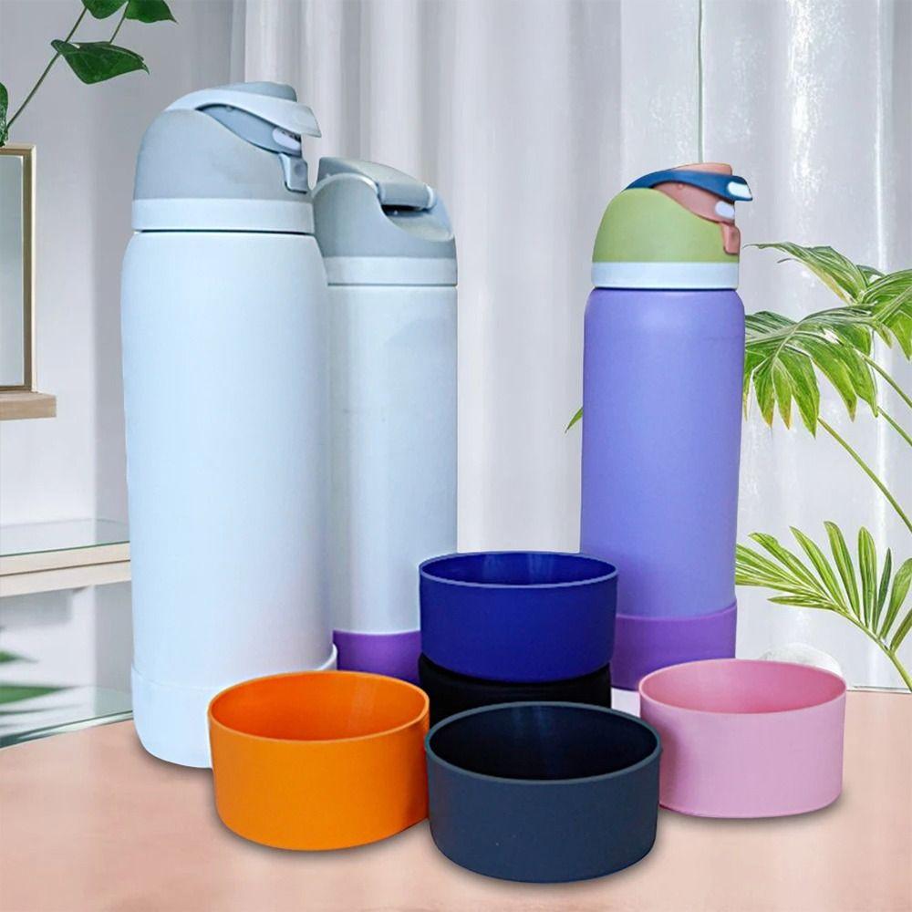 1Pcs Soft Silicone Boot for Owala 24oz 32oz 40oz Anti-Slip Protective Sleeve Boot Bottom Base Water Bottle Accessories Cup Holders 5