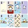 KT73 Pochacco Case for Samsung A04 A14 A23 A34 A54 M23 M33 M52 M53 Realme 10 9 C30S C35 C55 VIVO Y02S Y21 Y33S Y51 X80 Pro Clear Cover