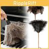 Ostrich Feather Household Duster With Handle For Efficient Dust Removal Tool