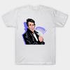 Мужская черная футболка с принтом The Fonz Печать на трансферной бумаге без вырезания Хлопковая футболка