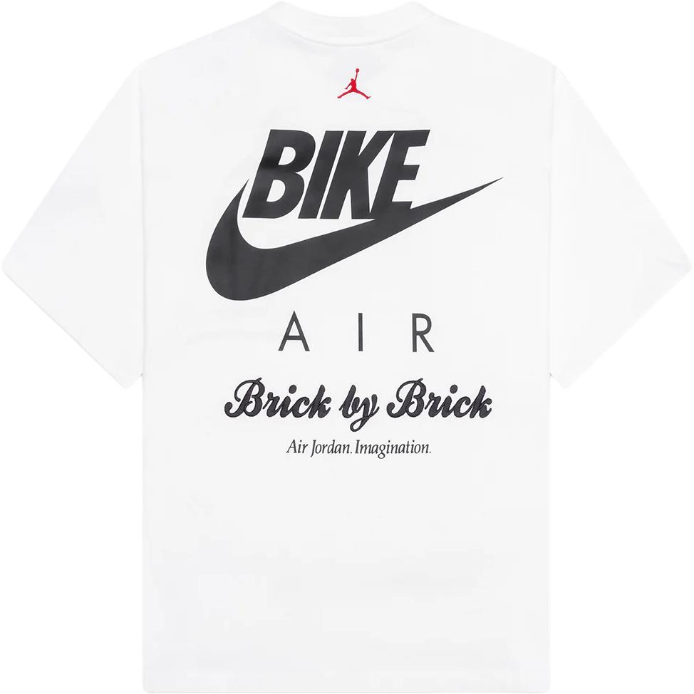 Nike X Футболка Nigel Sylvester Белая Унисекс Топы HQ1736-100