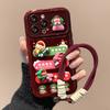 Gagaga Rich Northeast Doll Lanyard Is Suitable for Apple 16PRO Large Window Phone Case 15 Silicone X Flip Mirror