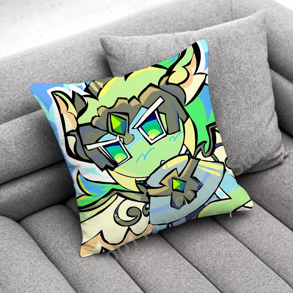 Black Sapphire Sugarfly C-Cookie Run Throw Pillow Case For 50X50Cm 40X40Cm 45X45Cm 30X30Cm Square Bedroom Pillowcase Cover