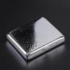 Personalized Men's 20-Capacity Engraved Metal Cigarette Case - Creative and Anti-Pressure Design