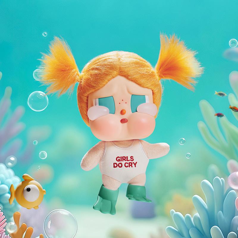 POP MART CRYBABY Серия «Режим отпуска включен»-Виниловая плюшевая подвеска-Слепой бокс