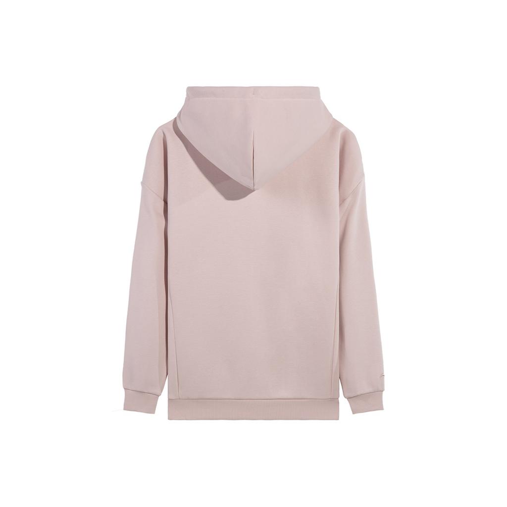 Li Ning Round Neck Pullover Sports Fashion Versatile Comfortable Trendy Simple Sweatshirt Women Sweatshirt AWDVJ00-2