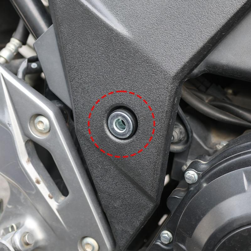 Универсальные резиновые прокладки и болты-заменители для мотоциклов Honda Suzuki Kawasaki, резиновые и стальные шайбы для обтекателей