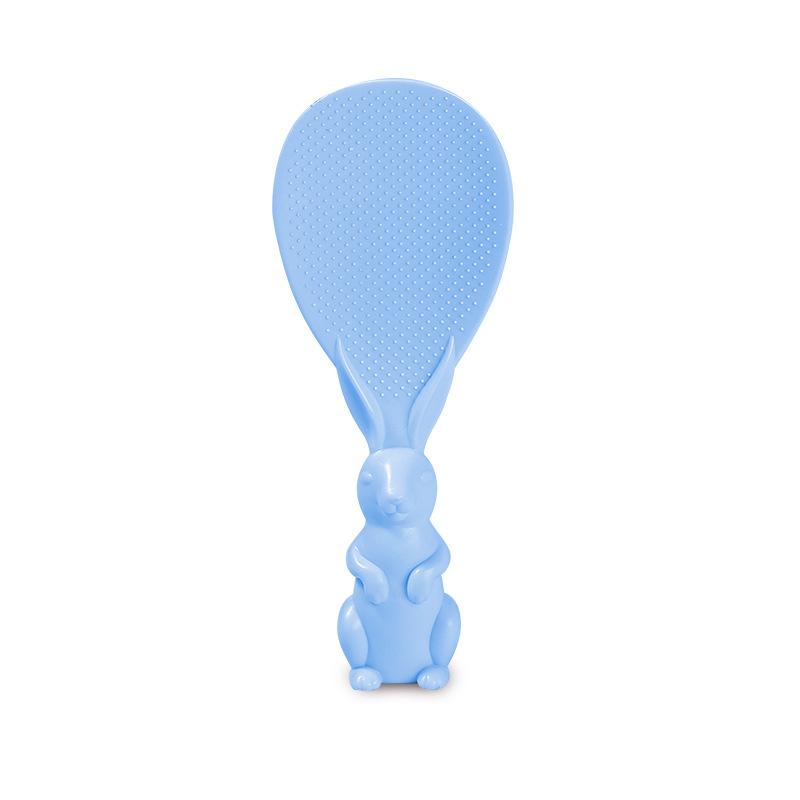 Милый маленький кролик, рисовая ложка, подставка, лопатка для риса, антипригарная рисоварка, сервировочная ложка для риса, лопатка для риса