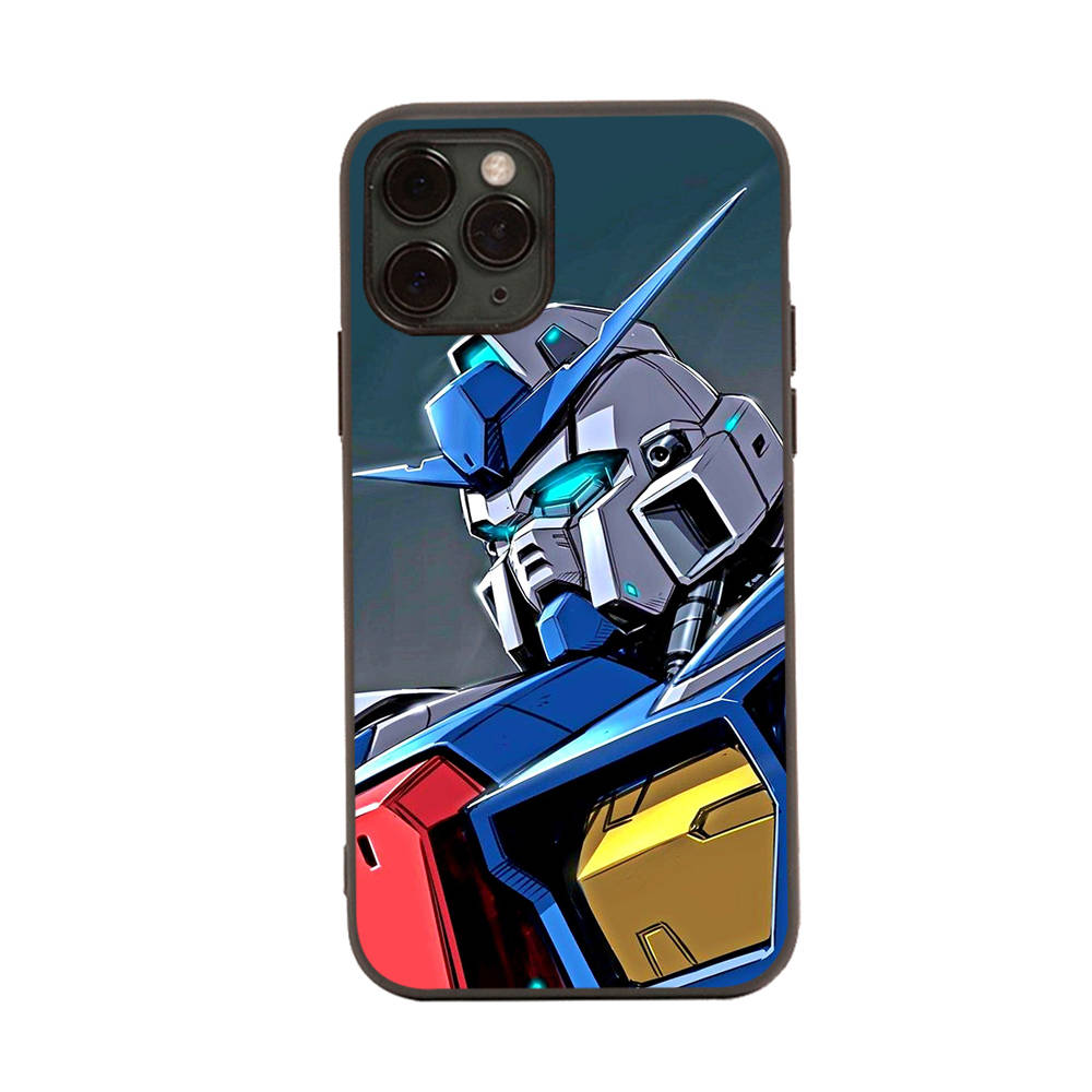 WD38 Gundam Black Sofe Case for Samsung Note 20 Lite S24 Ultra S23 A03 A05 A06 A11 A71 A15 A16 A13 A24 A25 A33 A52 A53 A50 M55 M35 Plus