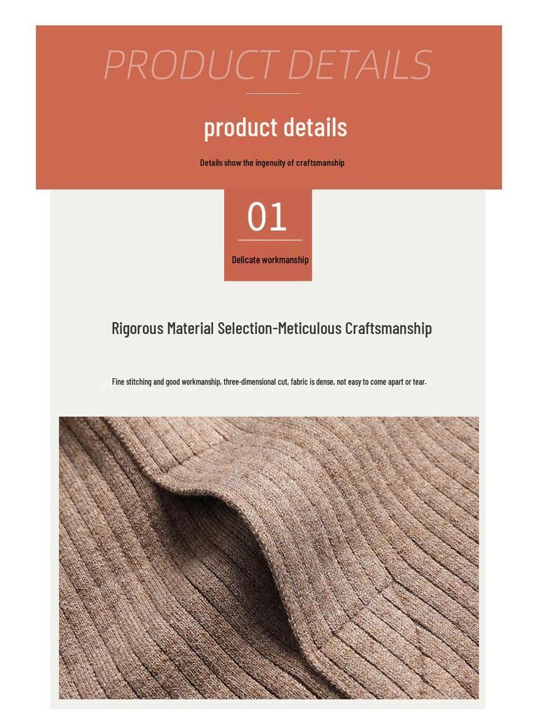 Unisex Three-Ply Wool Cashmere Leggings - New Autumn/Winter Warm Pants