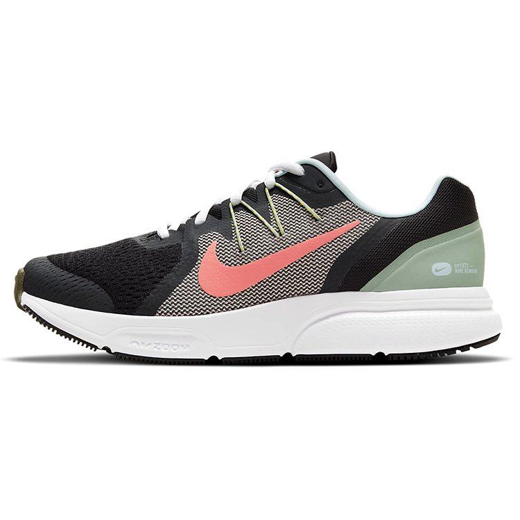 Nike Кроссовки Zoom Span 3 для женщин, цвет Черный/Зеленый/Розовый, DJ0038-061
