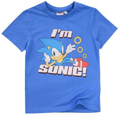 SONIC BOY' COTTON T-SHIRT Blue 8 Years FN07B