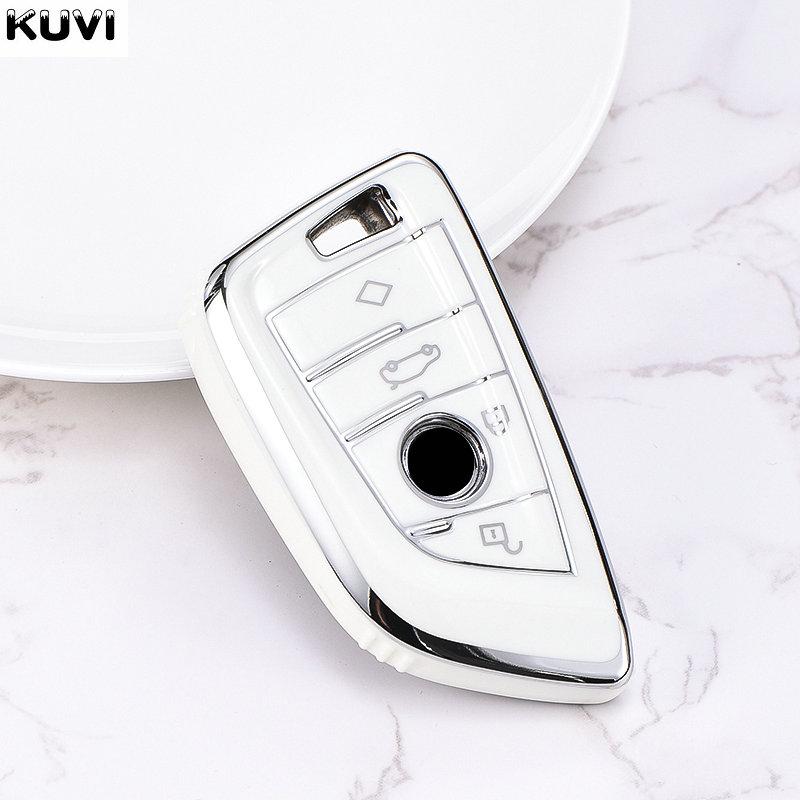 Мягкий чехол-оболочка из ТПУ для брелока автомобильного ключа для Bmw X1 X3 X5 X6 X7 1 3 5 6 7 Серии G20 G30 G11 F15 F16 G01 G02 F48 Автоаксессуары