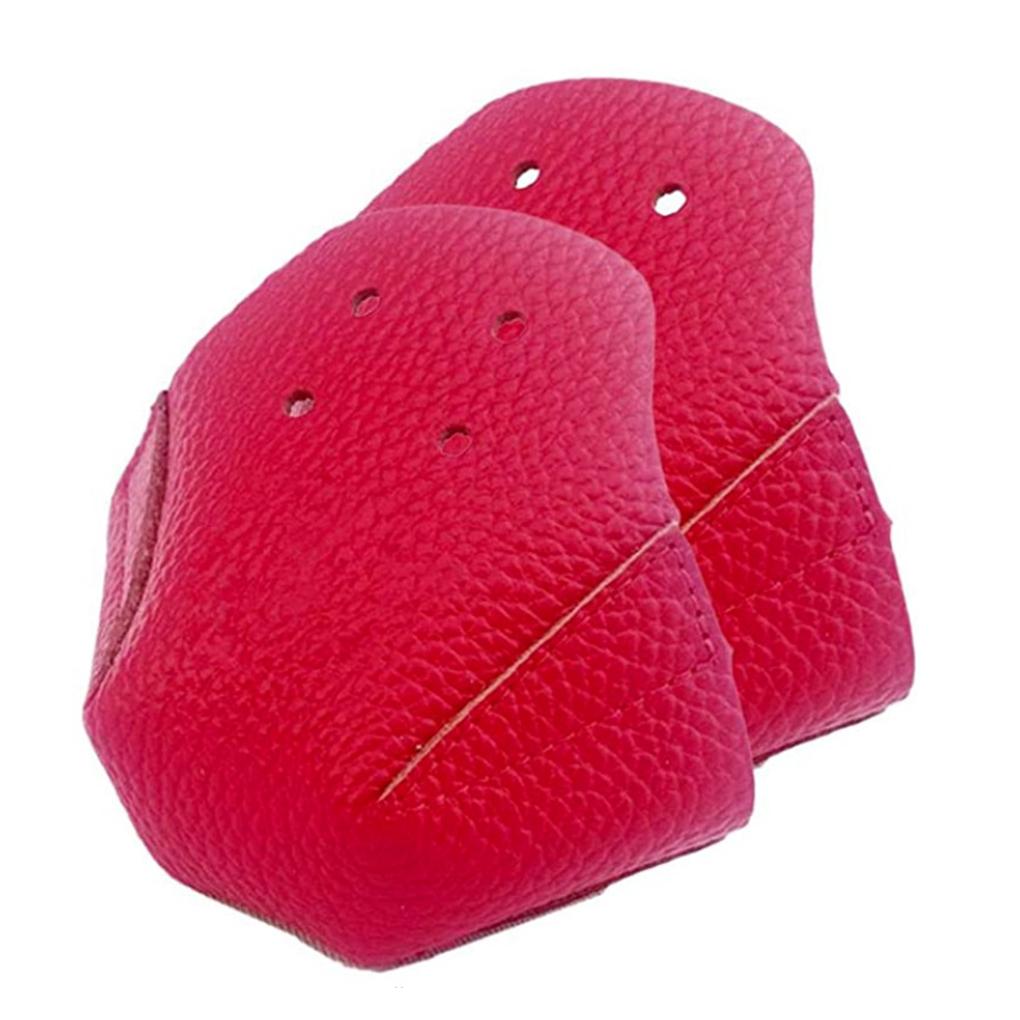 1 пара коньков роликовых противоскользящих для защиты носка стопы с 4 отверстиями кожаные чехлы протекторы для тренировок на открытом воздухе