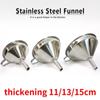 Воронка из нержавеющей стали для кухонного масла, воронка для жидкости, металлическая воронка со съемным фильтром, воронка с широким горлом для консервирования, кухонные принадлежности