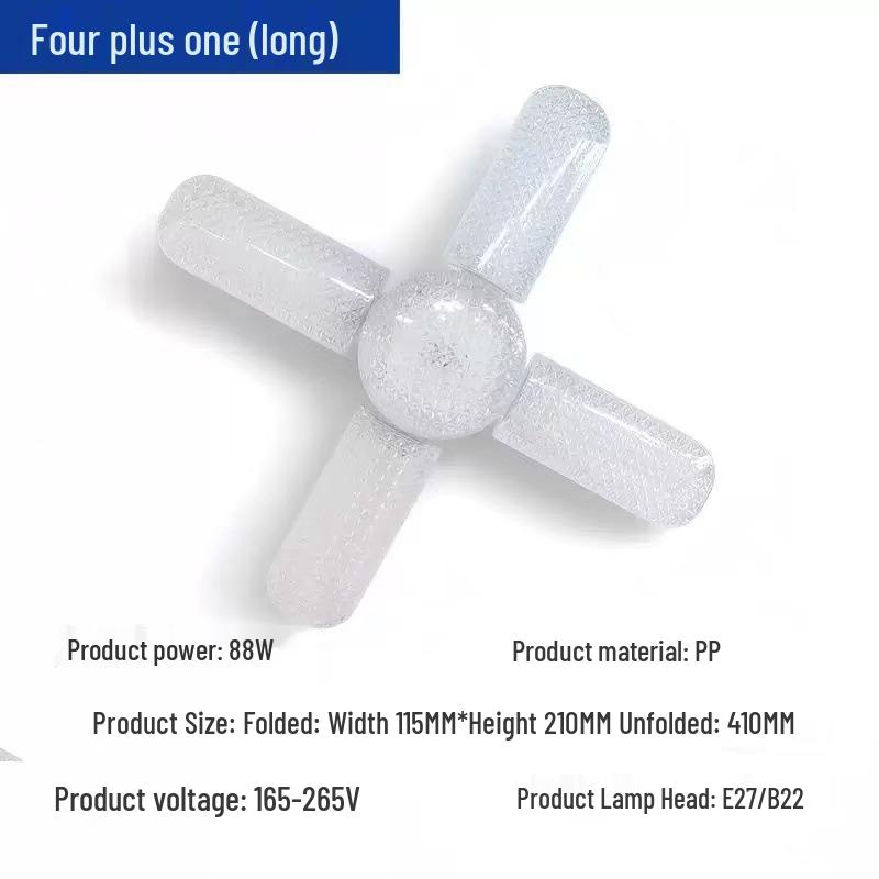 New Foldable LED Light: Perfect for Garages, Warehouses, and Industrial Use in 30W, 60W, and 80W, In Stock.