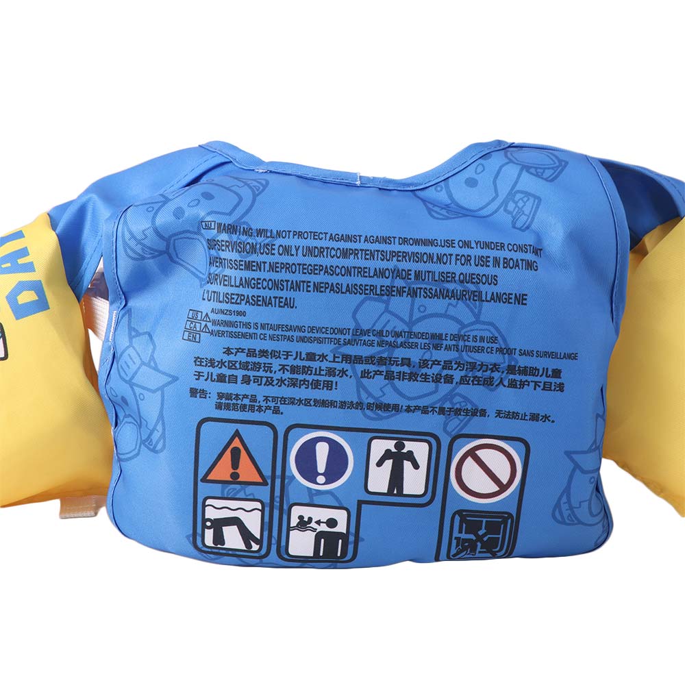 Регулируемый детский спасательный жилет, не спадающий, плавательный жилет без надувания, пляж