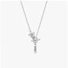 Versace Medusa Logo Charm Rolo Chain Necklace 1022437