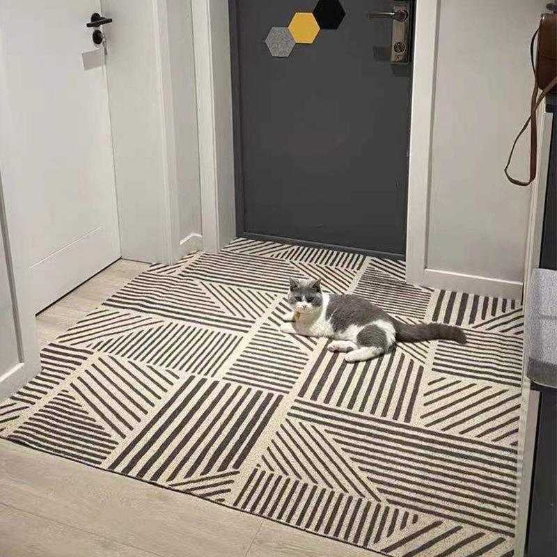 Door Floor Mats For Home Use, High-End Door Dirt-Resistant And Easy To Take Care Of, Non-Slip Foot Mats, Door Entrance Dust Removal Carpet