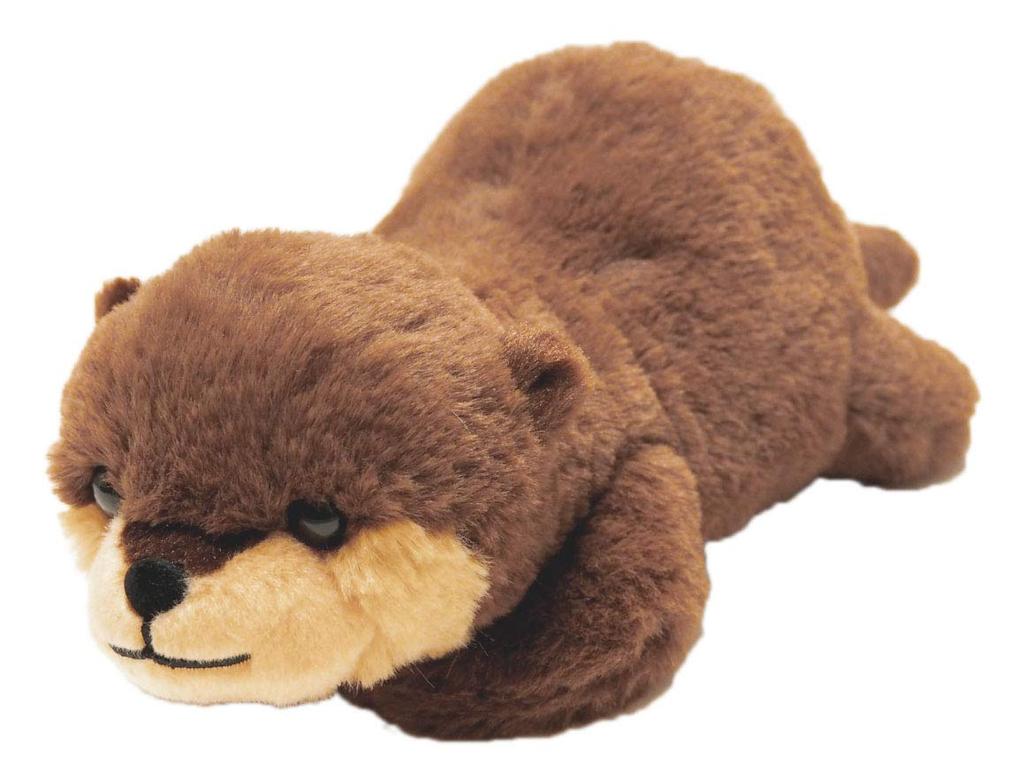 Sanei Boeki Original Plush Toy Moffly Animal Otter W17 X D34 X H11cm