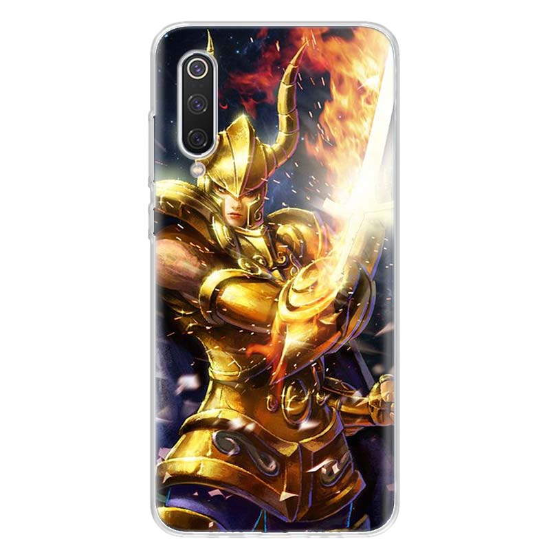 Чехол с изображением аниме Saint Seiya для Xiaomi Redmi Note 10 Pro Max 10S 9 9S 9T 8 8T 11T 11S 11 5G 11E 7 6 5 4X Coque