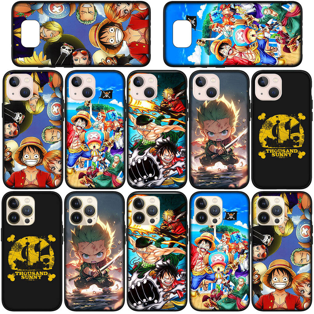 Для Samsung Galaxy S25 S24 S23 iPhone 17 16 15 Xiaomi Redmi Note 14 13 12 11 Plus Pro Max A37 A57 Чехол для телефона One Piece Luffy Roronoa Zoro OPPO Huawei