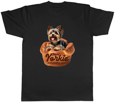Personalised Yorkie Yorkshire Terrier Pud Lover Mens T-Shirt Tee Gift Top