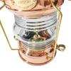 11" Solid Copper Working Outdoor Lantern Light, Nautical Ship/Boat Oil Lamp, Maritime Gifts For Dad and Seniors, Halloween Christmas Decor