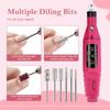 YIKOOLIN Машинка для маникюра, электрическая фреза для маникюра, набор инструментов для полировки ногтей, маникюрное оборудование