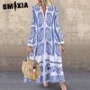 Women's Fashion Summer Spring Long Sleeve Stand Up Casual Dresses