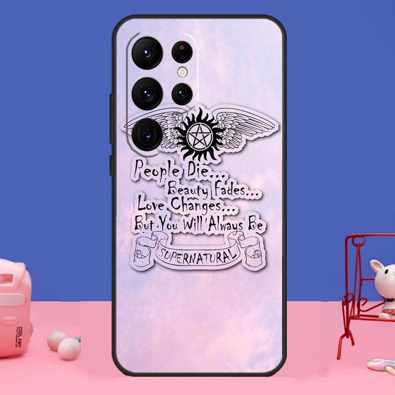 Чехол из серии «Сверхъестественное» для Samsung Galaxy S24 S23 S22 S21 S20 FE Ultra Plus S8 S9 S10 Note 10 20 Ultra Case