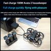 Быстрое зарядное устройство 100 Вт для настенного использования, 3 порта USB C, 1 порт USB A, одновременная зарядка нескольких устройств, интеллектуальный контроль температуры