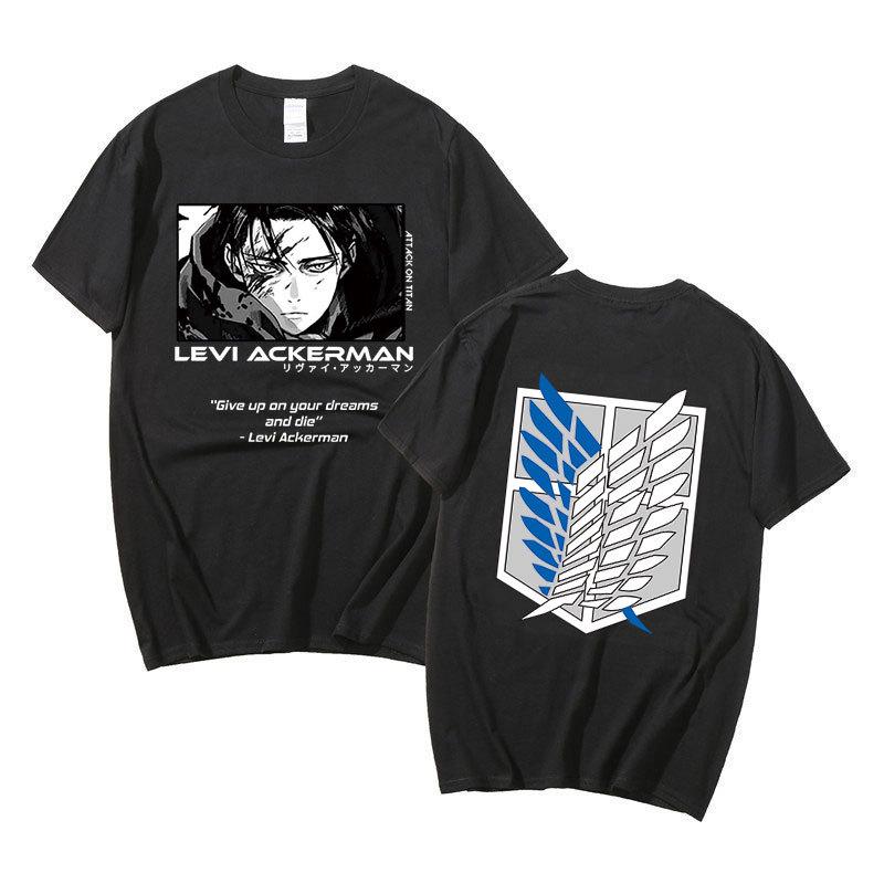 Футболка с японским аниме «Скаутинг Легиона», одежда Shingeki No Kyojin, футболка «Атака на Титанов», гигантская футболка с короткими рукавами, женская футболка унисекс