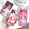 Чехол для телефона с персонажем Аниме N-Нино Н-Накано Для iPhone 17,16,15,14,13,12,11 Plus,Pro Max,XS,Мягкий силиконовый черный чехол
