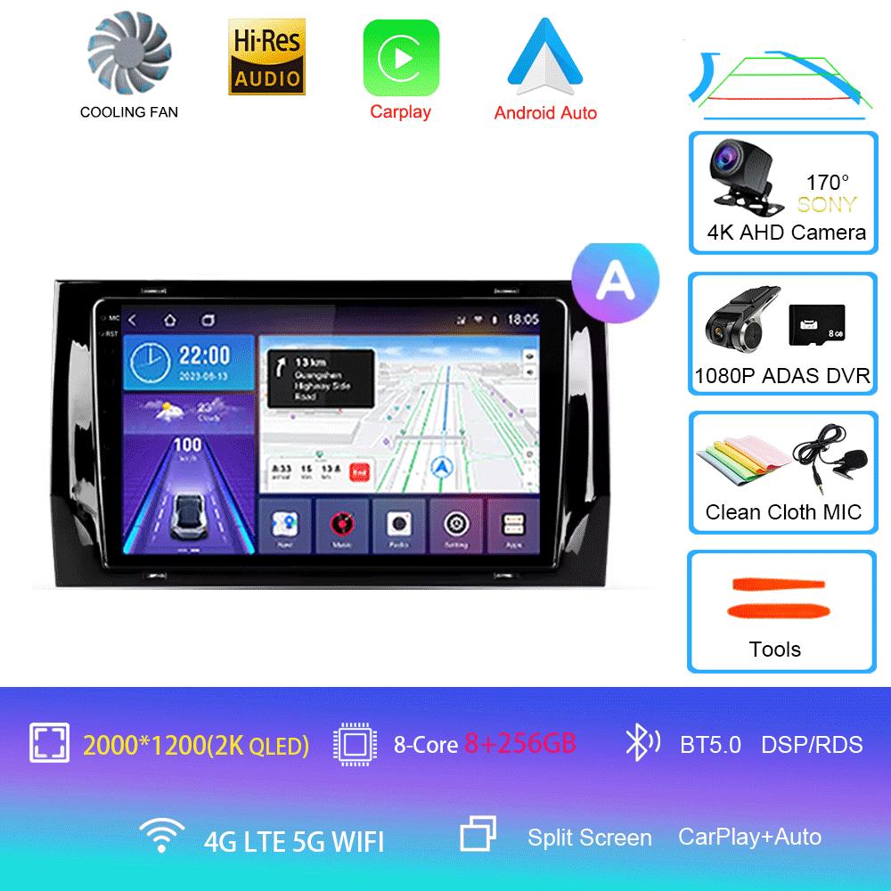 Автомобильный радиоприемник Android 14 для Skoda Kodiaq 2016–2021 Karoq NU7 2017–2021, мультимедийный видеоплеер, навигация, стерео GPS Andro